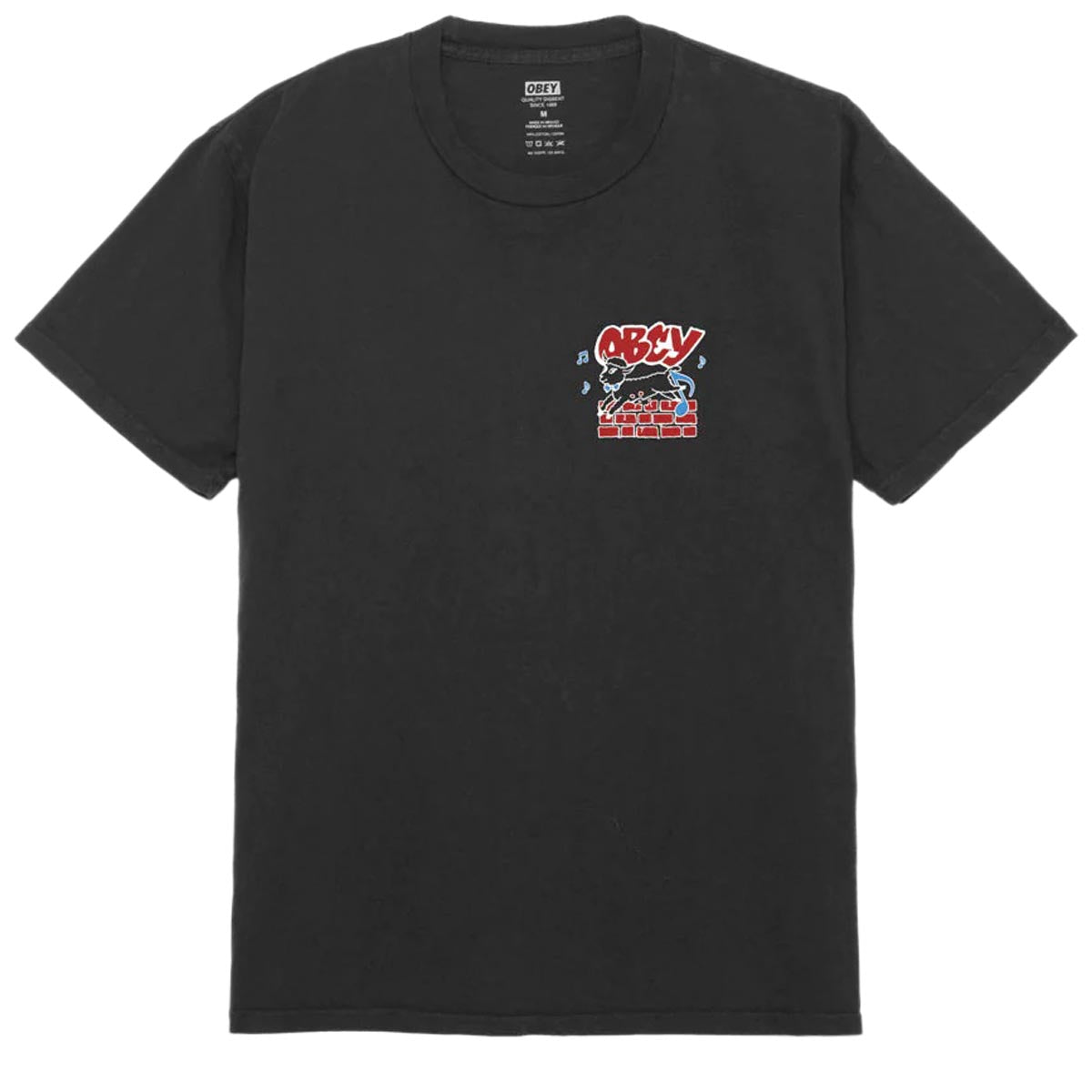 Obey Out Of Step T-Shirt - Pigment Vintage Black image 2