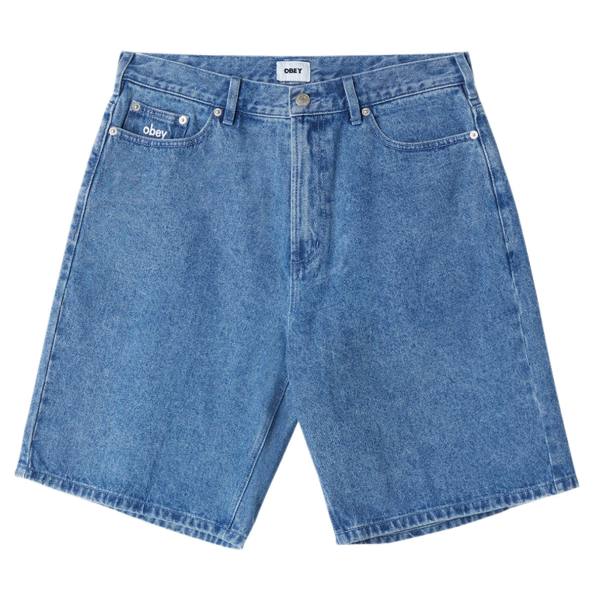 ハーフ・ショートパンツ OBEY SS25 BAGGY DENIM SHORT (172100090 LIN) Obey Shorts