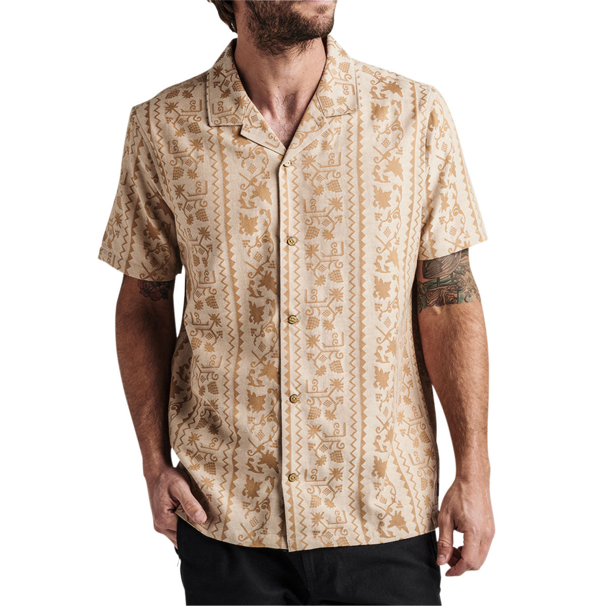 Roark Gonzo Woven Shirt - Sarda Almond image 1