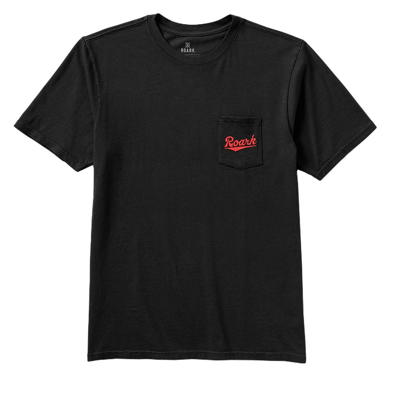 Roark Diamond Script Pocket T-Shirt - Black