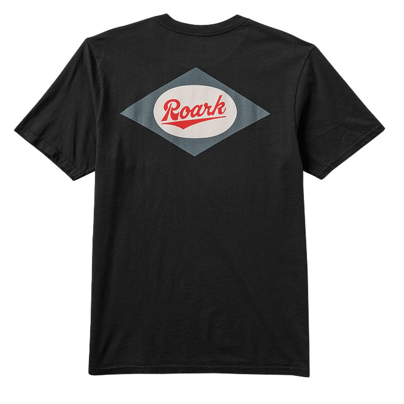 Roark Diamond Script Pocket T-Shirt - Black