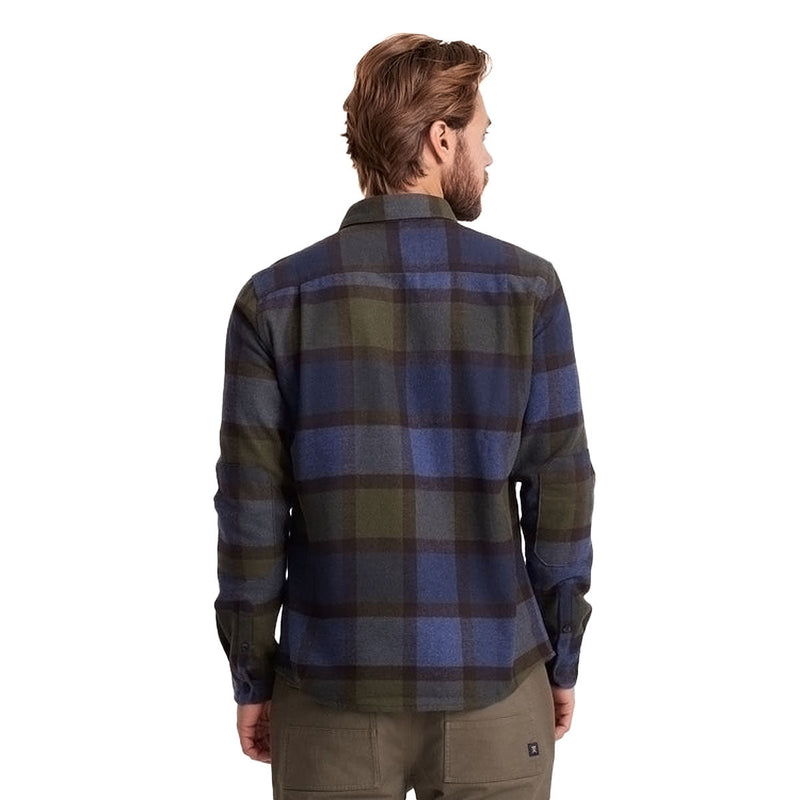 Roark Nordsman Long Sleeve Shirt - Navy Plaid