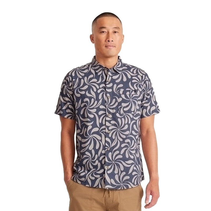 Roark Journey Shirt - Abstract Swirl Slate