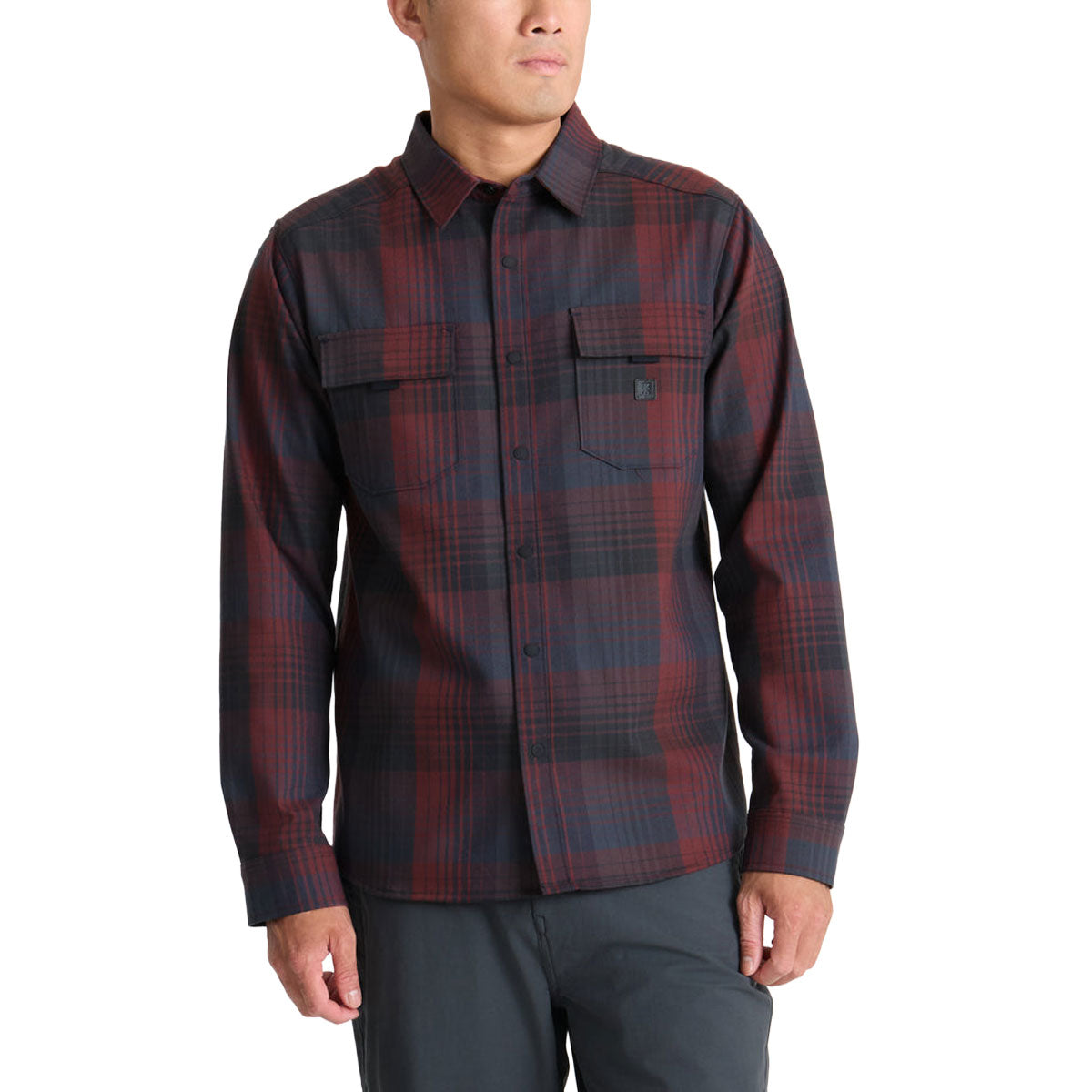 Roark Diablo Long Sleeve Shirt - Sangria image 1