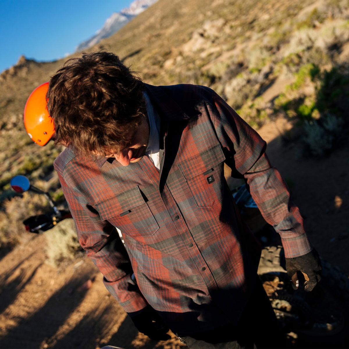 Roark Diablo Long Sleeve Shirt - Sangria image 5