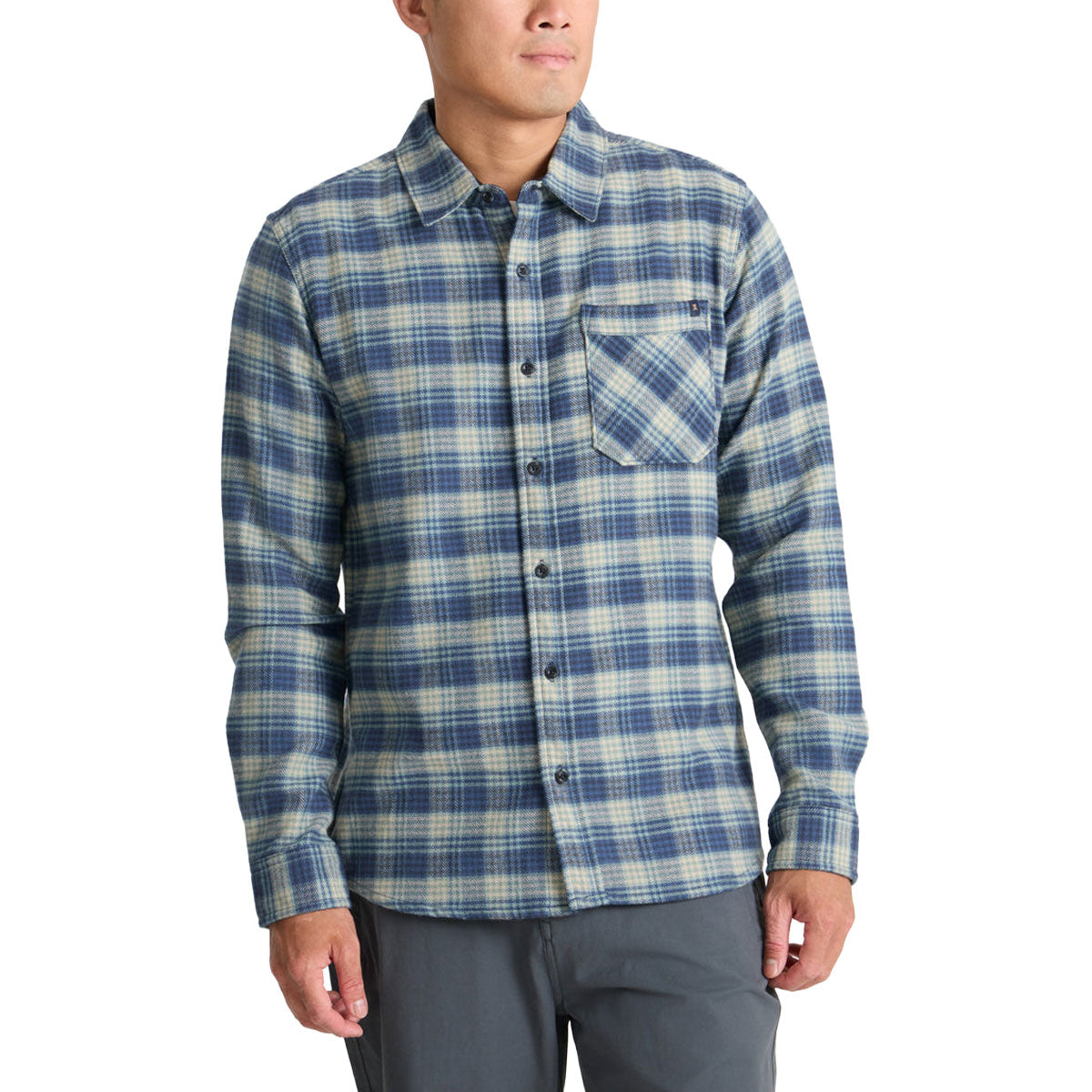 Roark Crossroads Flannel Shirt - Deep Blue image 1