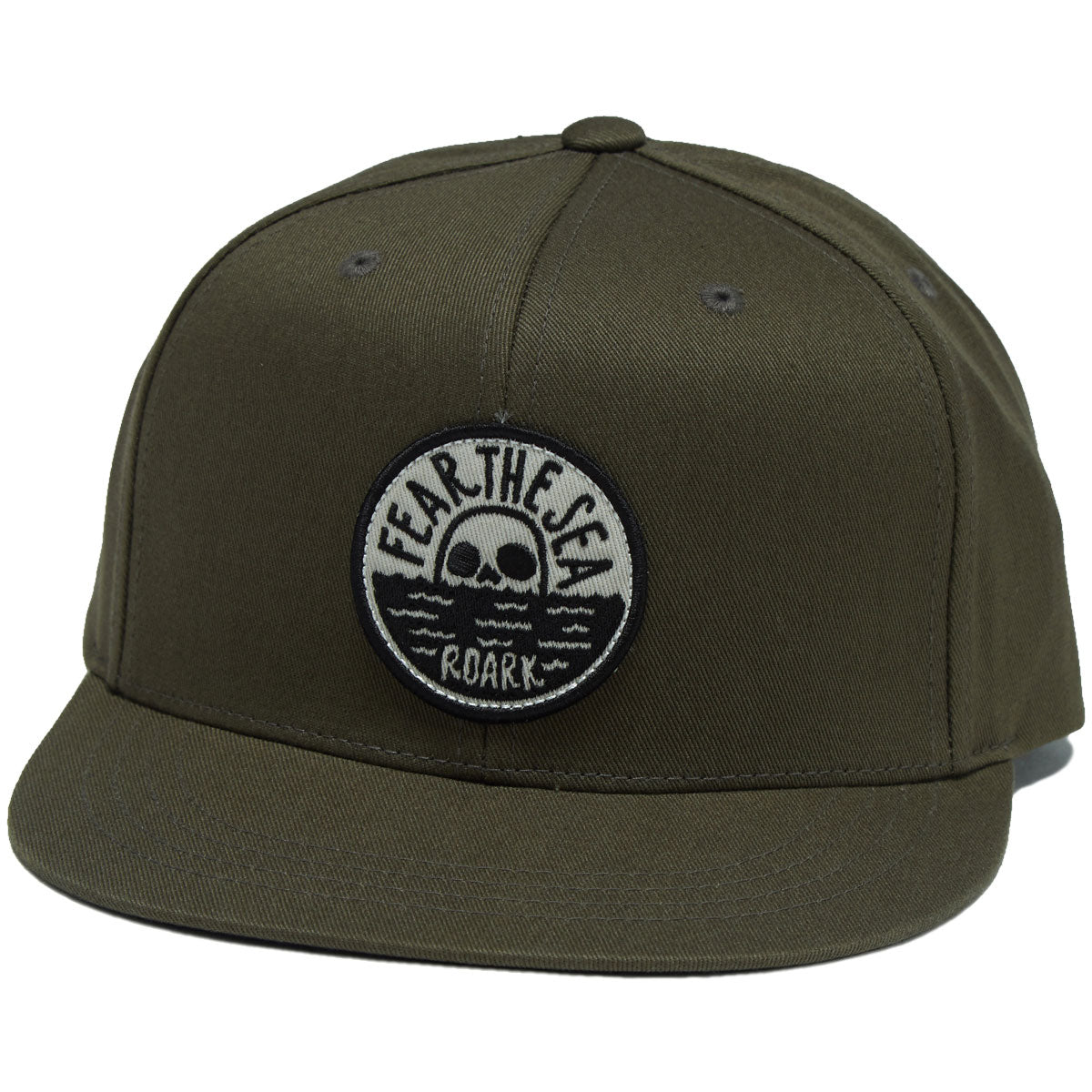 Roark Fear The Sea Snapback Hat - Military image 1