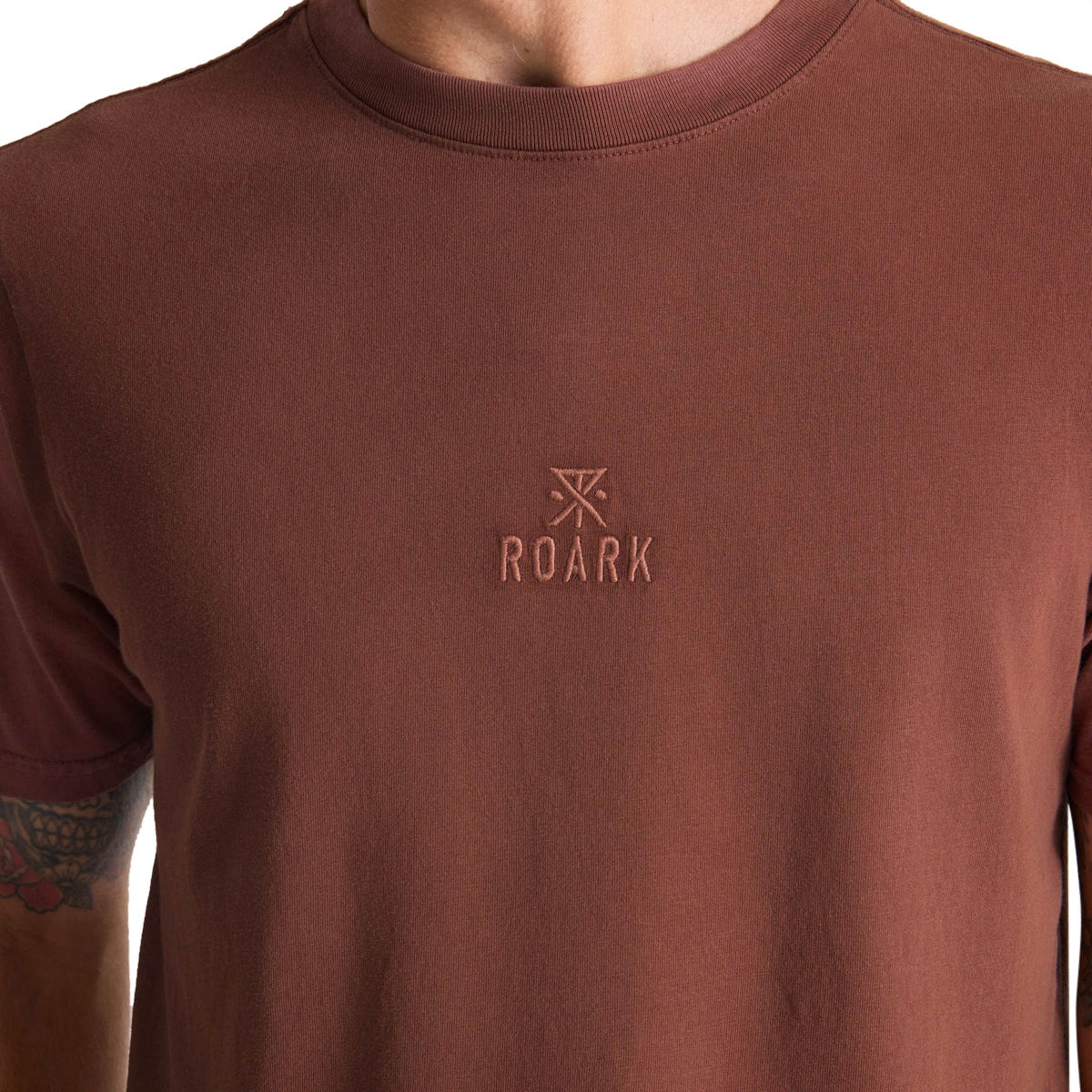 Roark Safecamp Embroidery T-Shirt - Red Clay image 3
