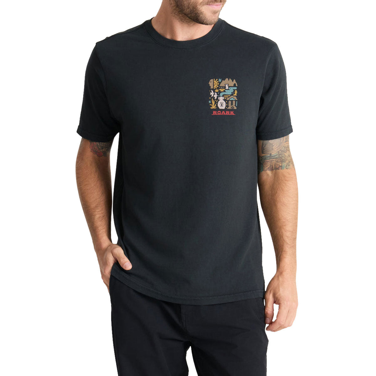 Roark Enjoy T-Shirt - Black image 3