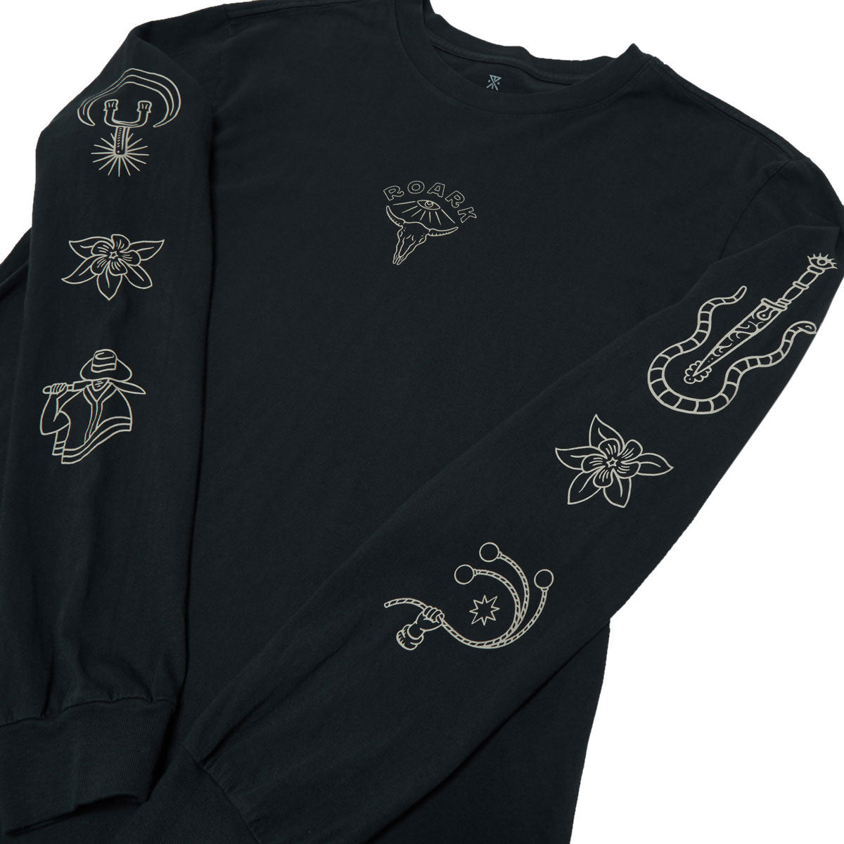 Roark Gaucho Icons Long Sleeve T-Shirt - Black image 2
