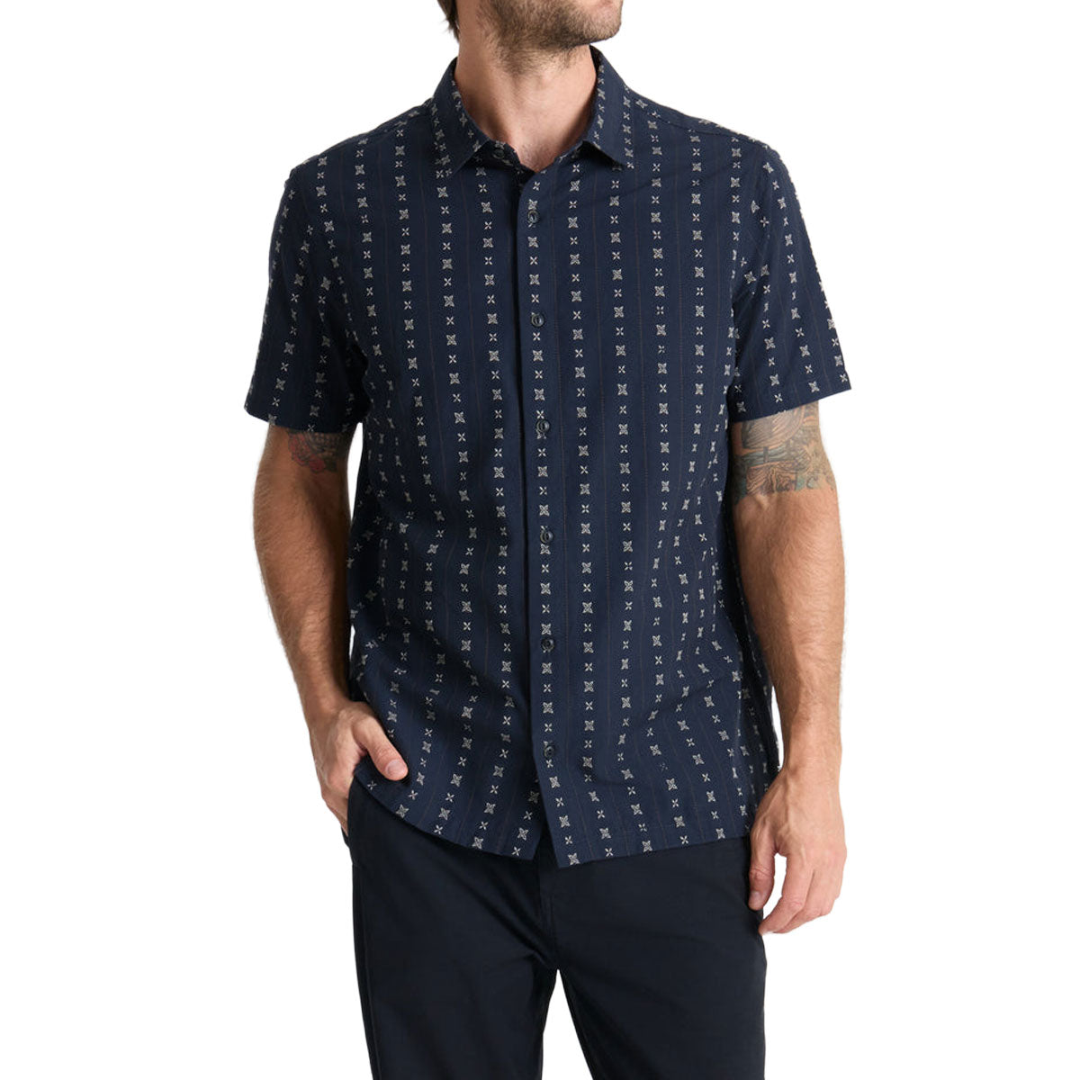 Roark Gonzo Woven Shirt - Dark Navy image 1