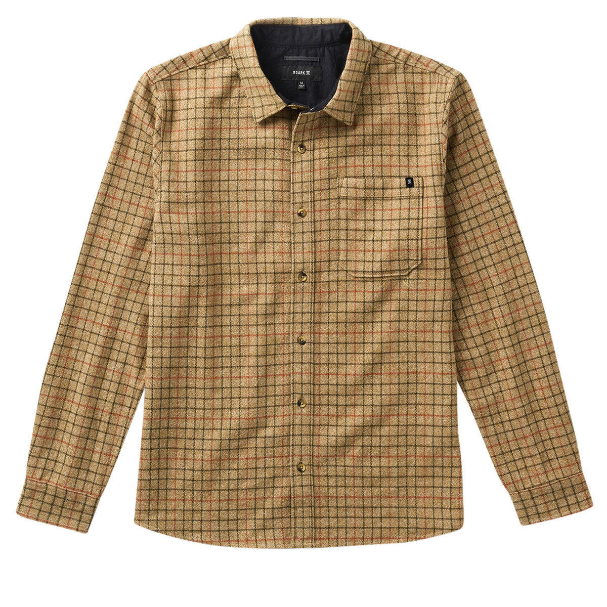 Roark Crossroads Flannel Shirt - Khaki image 4