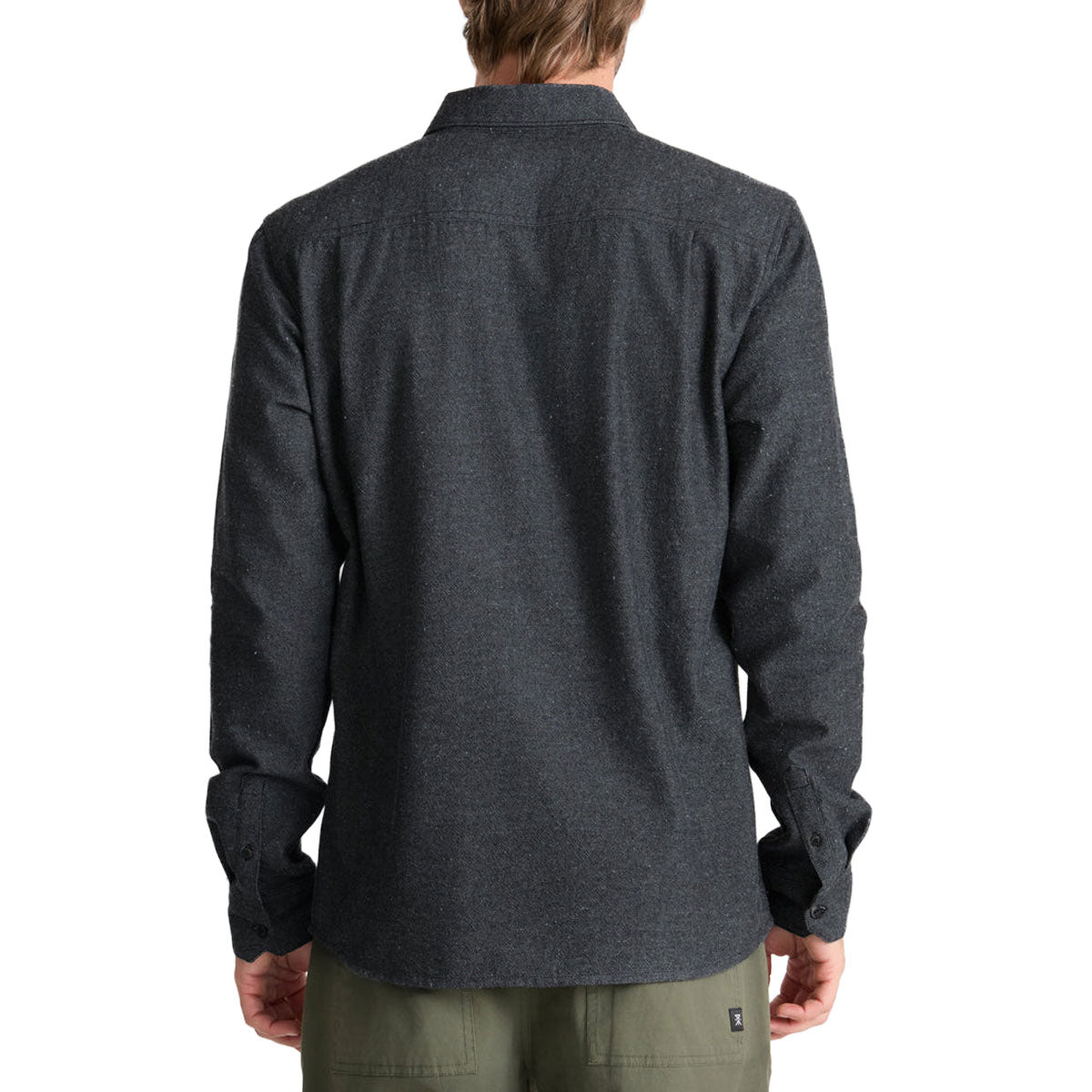 Roark Scholar Chambray Long Sleeve Shirt - Black image 2