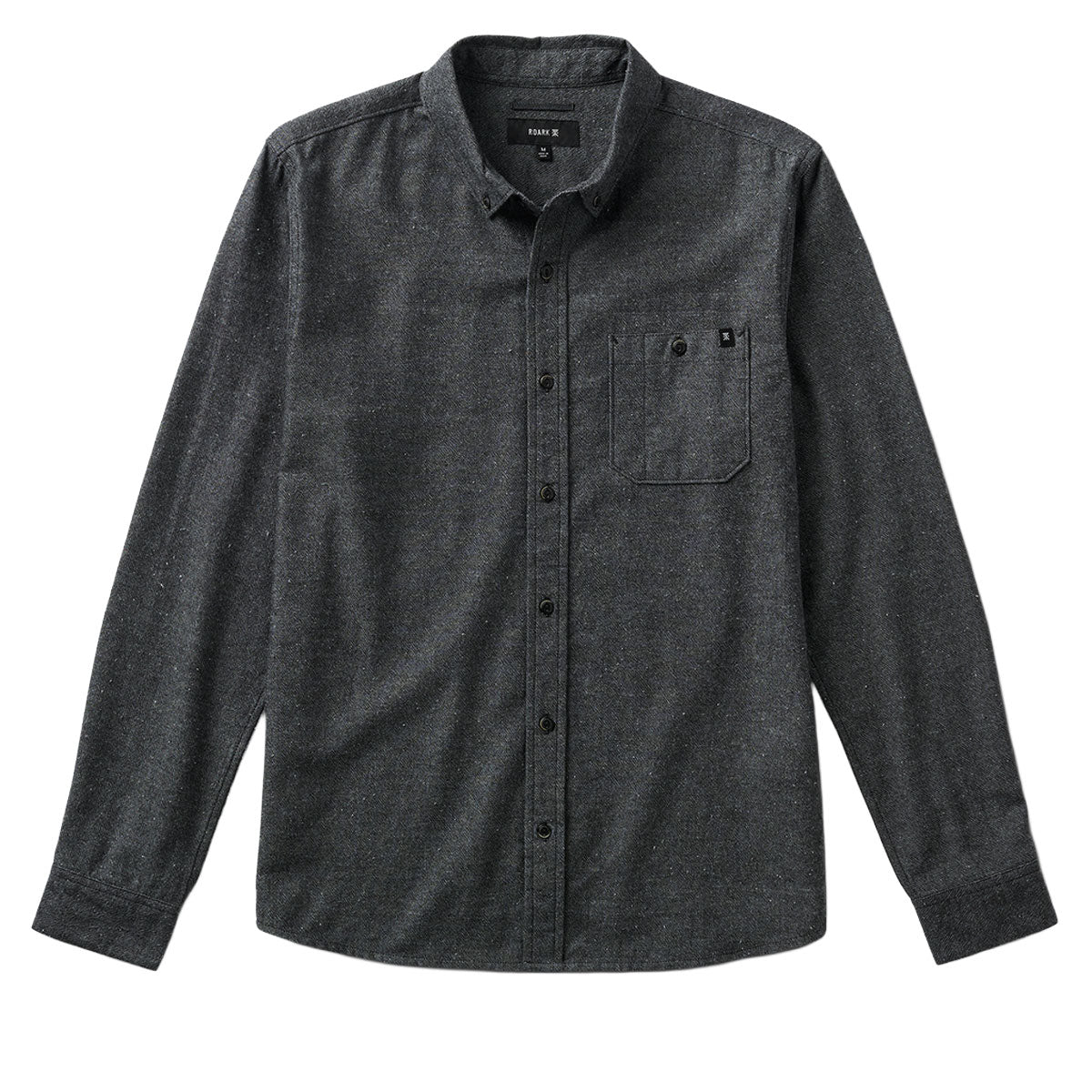 Roark Scholar Chambray Long Sleeve Shirt - Black image 4