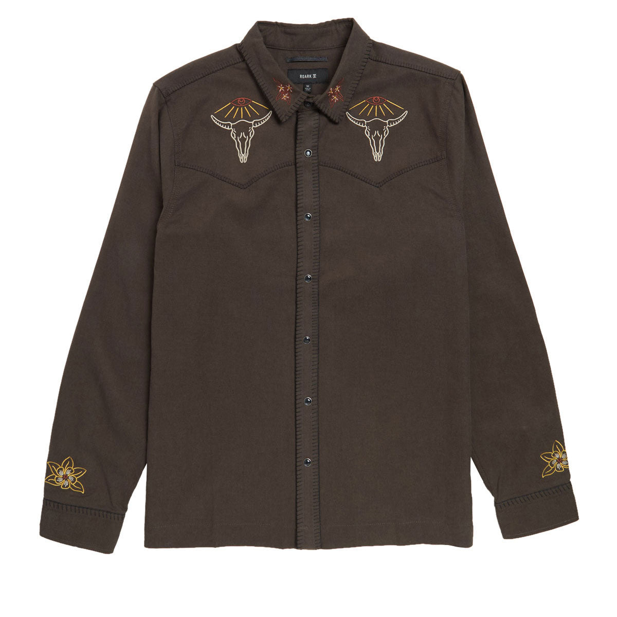 Roark Gaucho Range Long Sleeve Shirt - Dark Brown image 1
