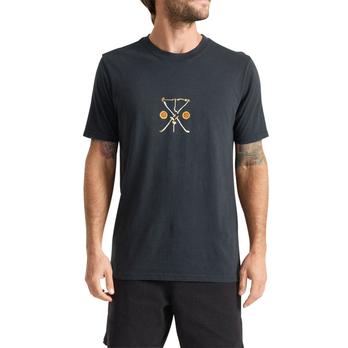 Roark Yin Yang Forage T-Shirt - Washed Black image 3