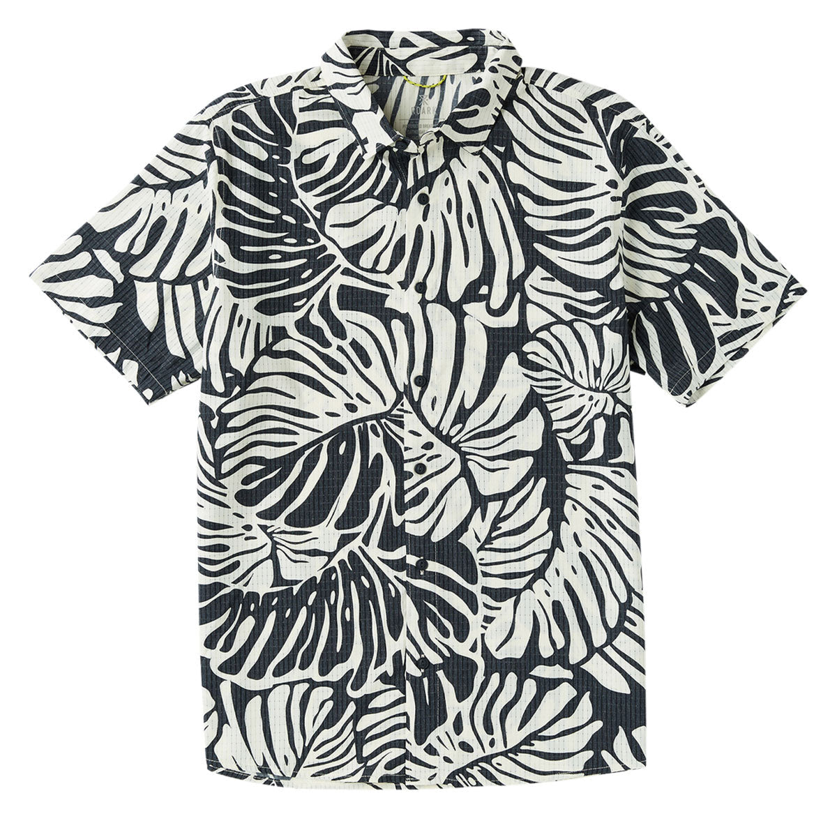 Roark Bless Up Shirt - Black Monstera image 4