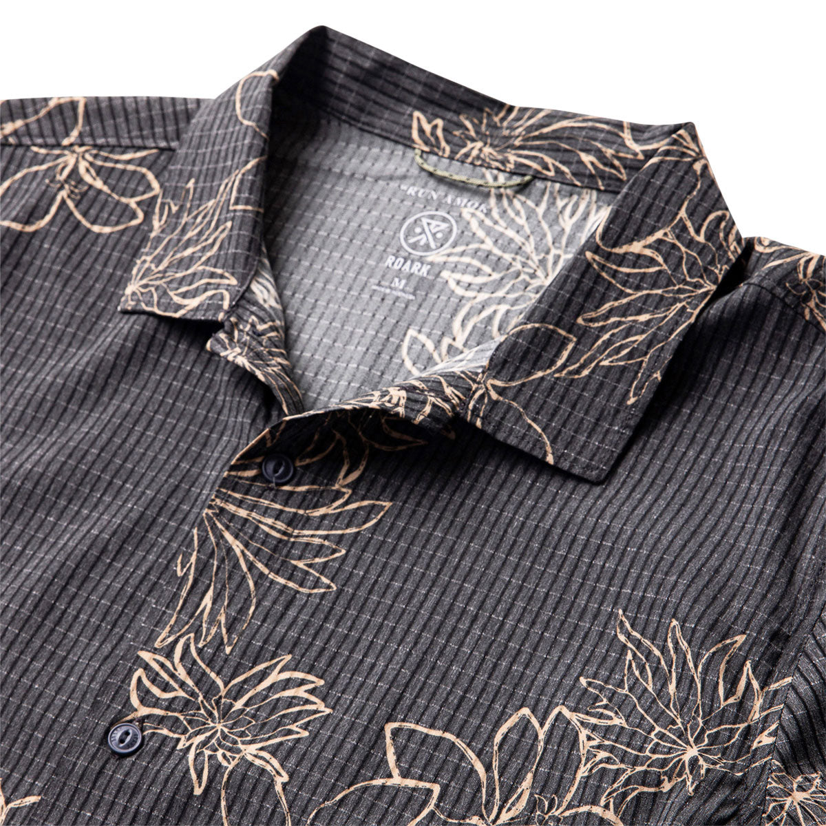 Roark Bless Up Trail Shirt - Onyx Floral image 3