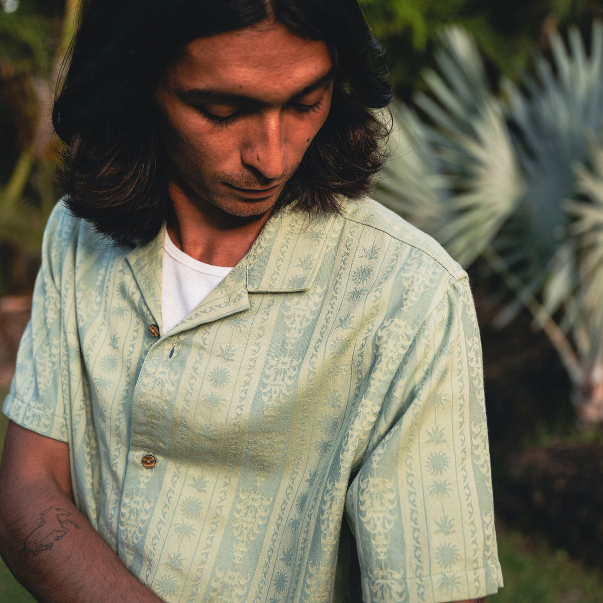 Roark Gonzo Woven Shirt - Dusty Green image 5