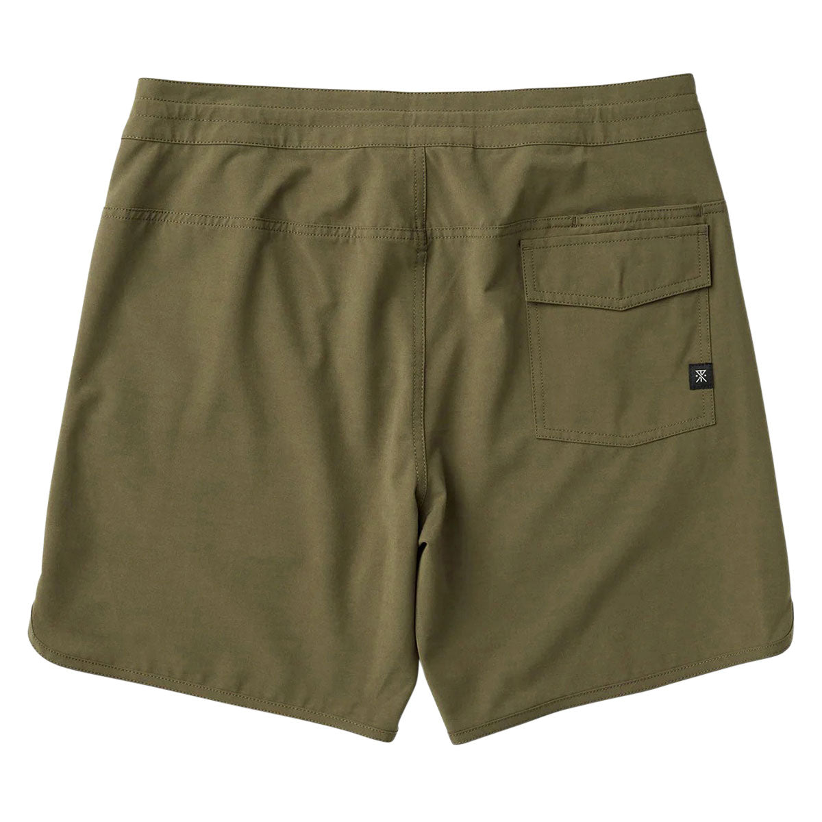 Roark Chiller Scallop Boardshorts - Military image 2