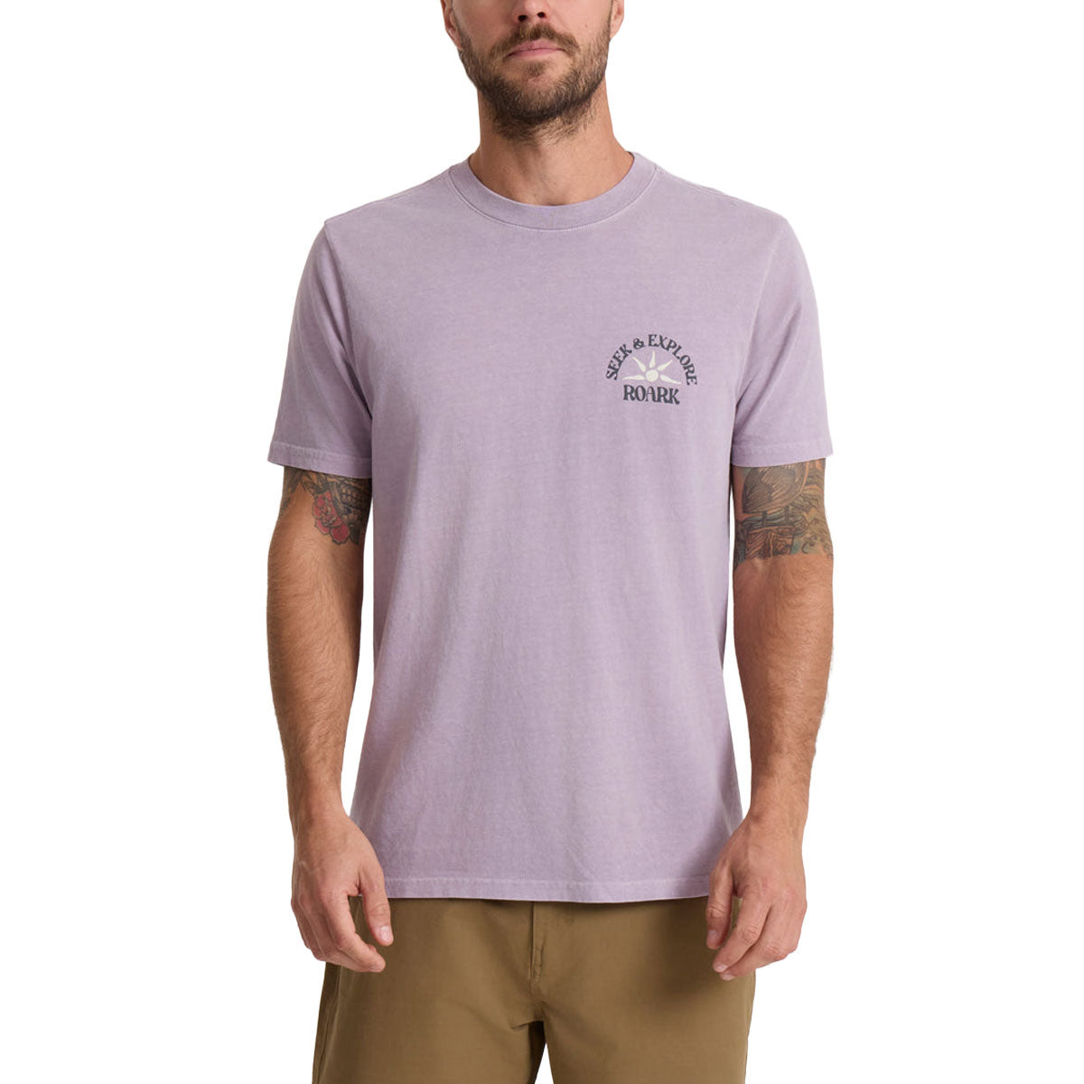 Roark Seek & Explore T-Shirt - Dusty Lilac image 3