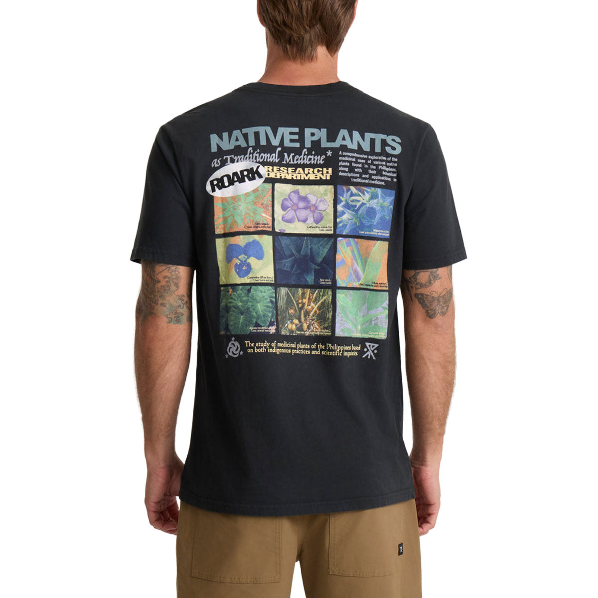 Roark Plant Medicine T-Shirt - Washed Black image 4