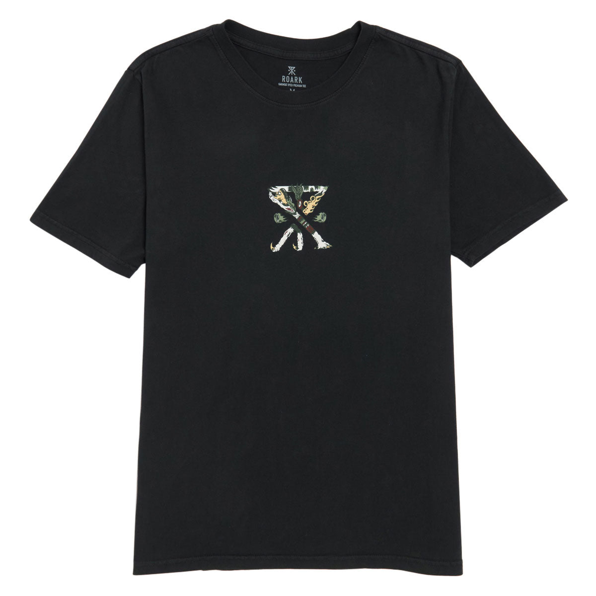Roark Augs Safe Camp T-Shirt - Washed Black image 1