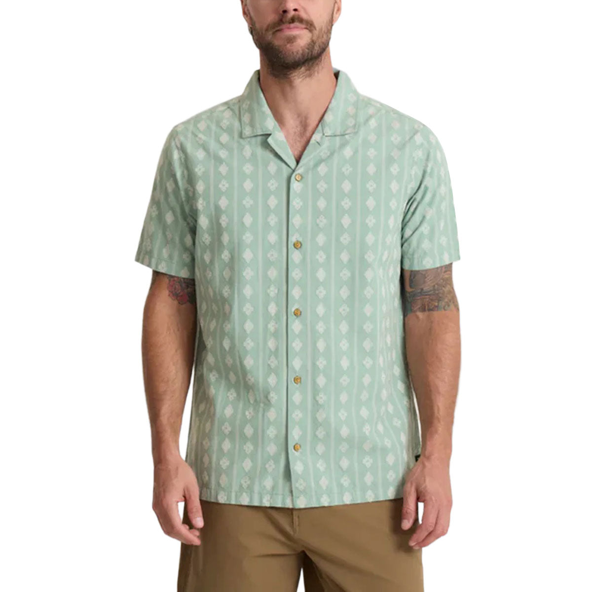 Roark Gonzo Woven Shirt - Hazy Blue Jacquard image 1