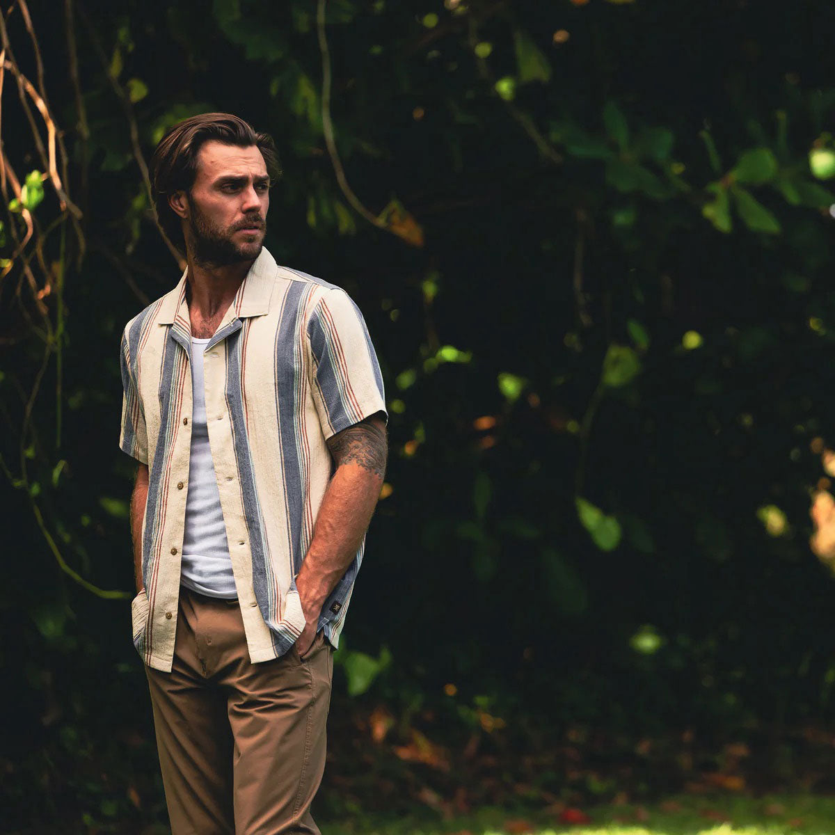 Roark Gonzo Woven Shirt - Ivory image 5