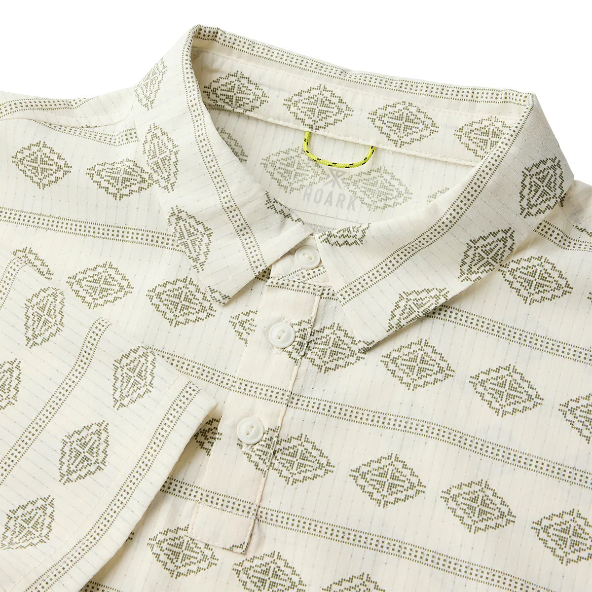 Roark Bless Up Polo Shirt - Unbleached image 4