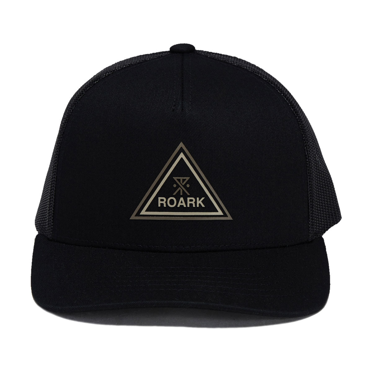 Roark Station Trucker Tricamp Hat - Black image 3