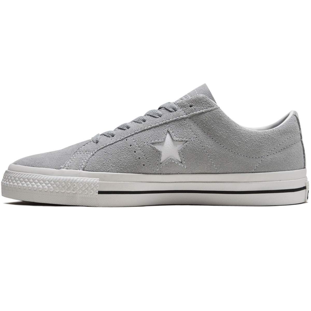 Converse One Star Pro Shoes - Wolf Grey/White/Black image 2
