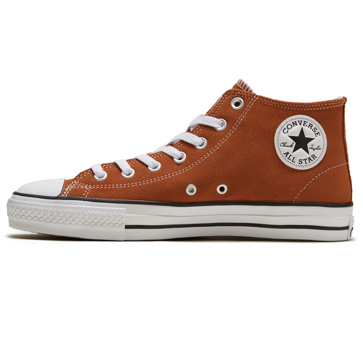 Converse Chuck Taylor All Star Pro Mid Shoes - Tawny Owl/White/Black image 2