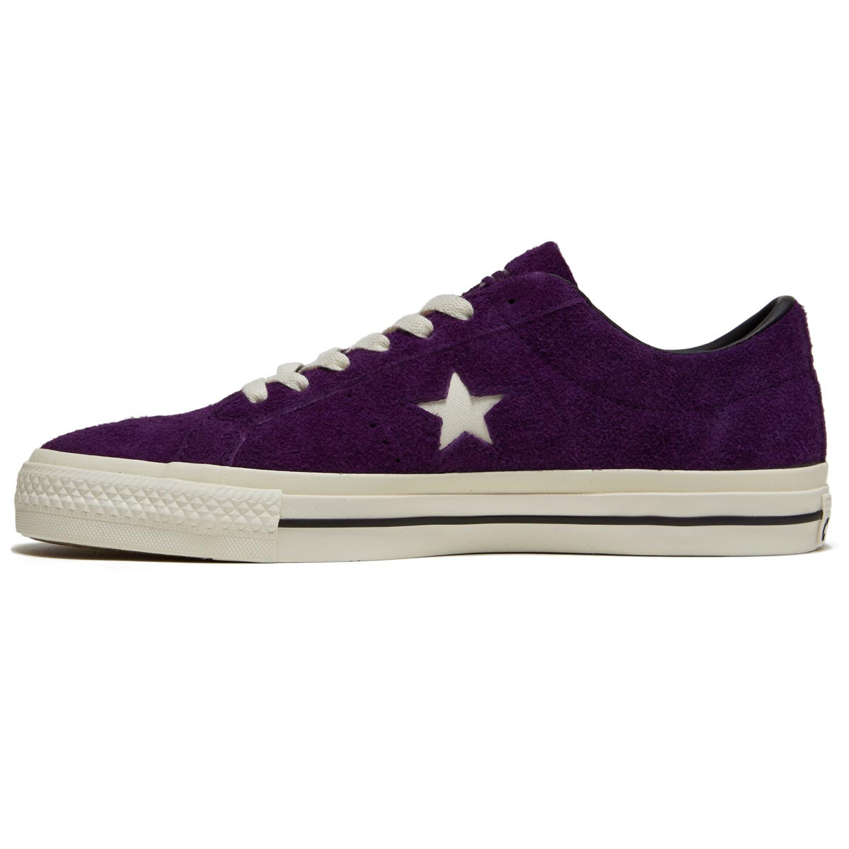 Converse One Star Pro Ox Shoes - Night Purple/Egret/Black image 2
