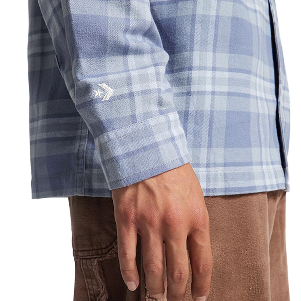 Converse Plaid Long Sleeve Shirt - Thunder Daze image 3
