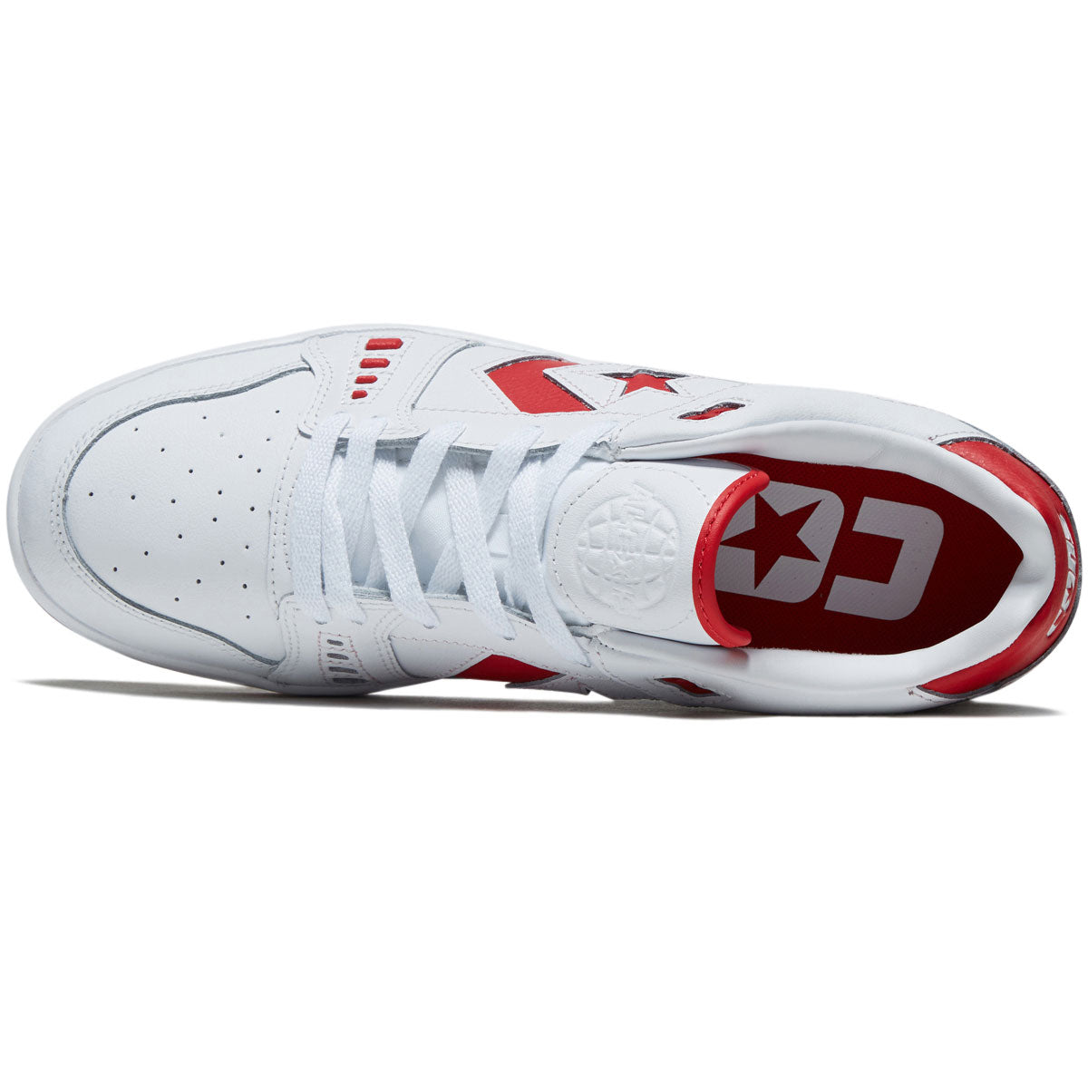Converse AS-1 Pro Ox Shoes - White/Red/White – Daddies Board Shop