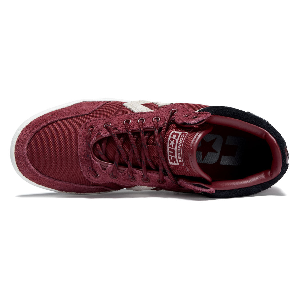 Converse Fastbreak Pro Mid Shoes - Deep Bordeaux/Papyrus/Egret – Daddies Board S