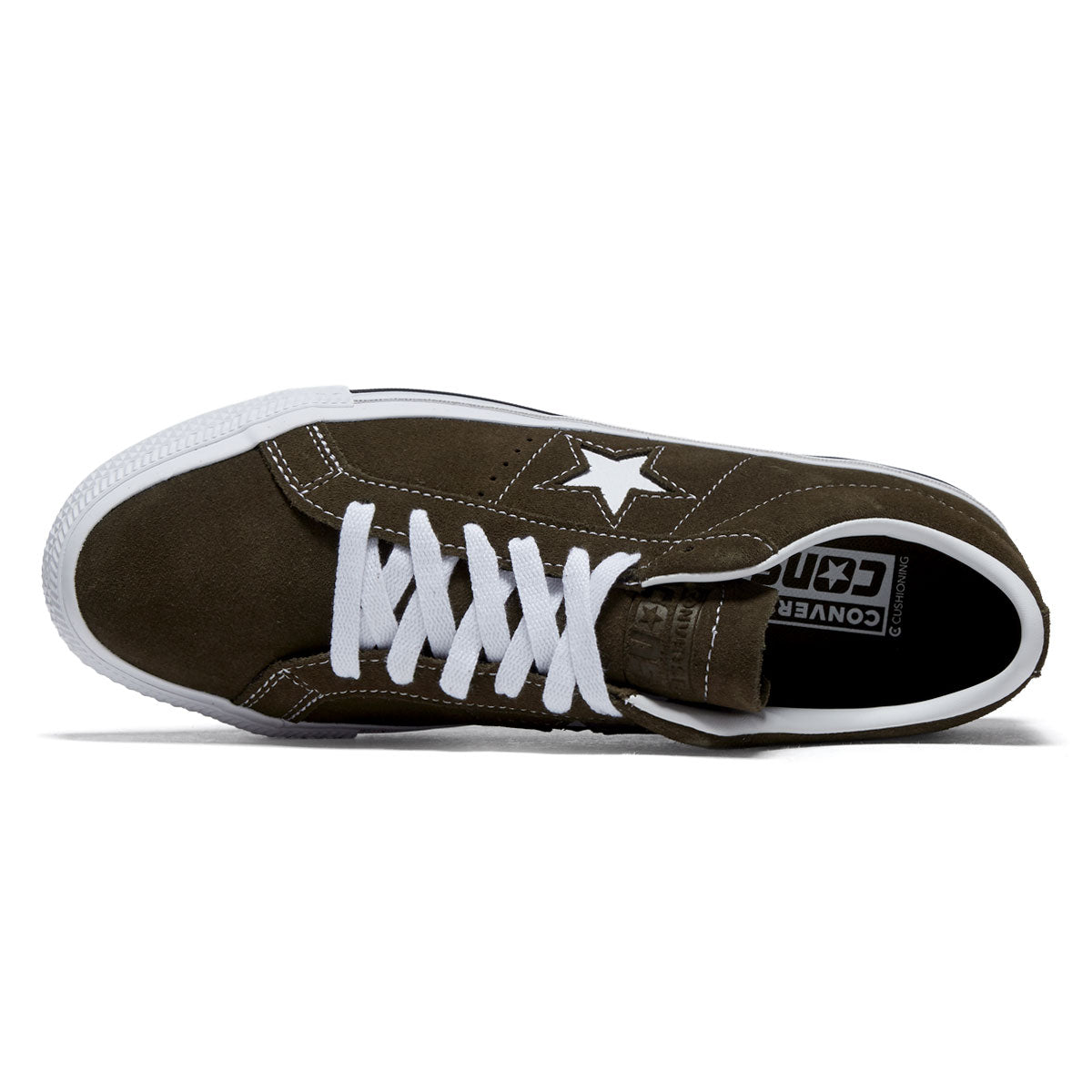 Converse One Star Pro Ox Shoes - Surplus Olive/White/Black image 3