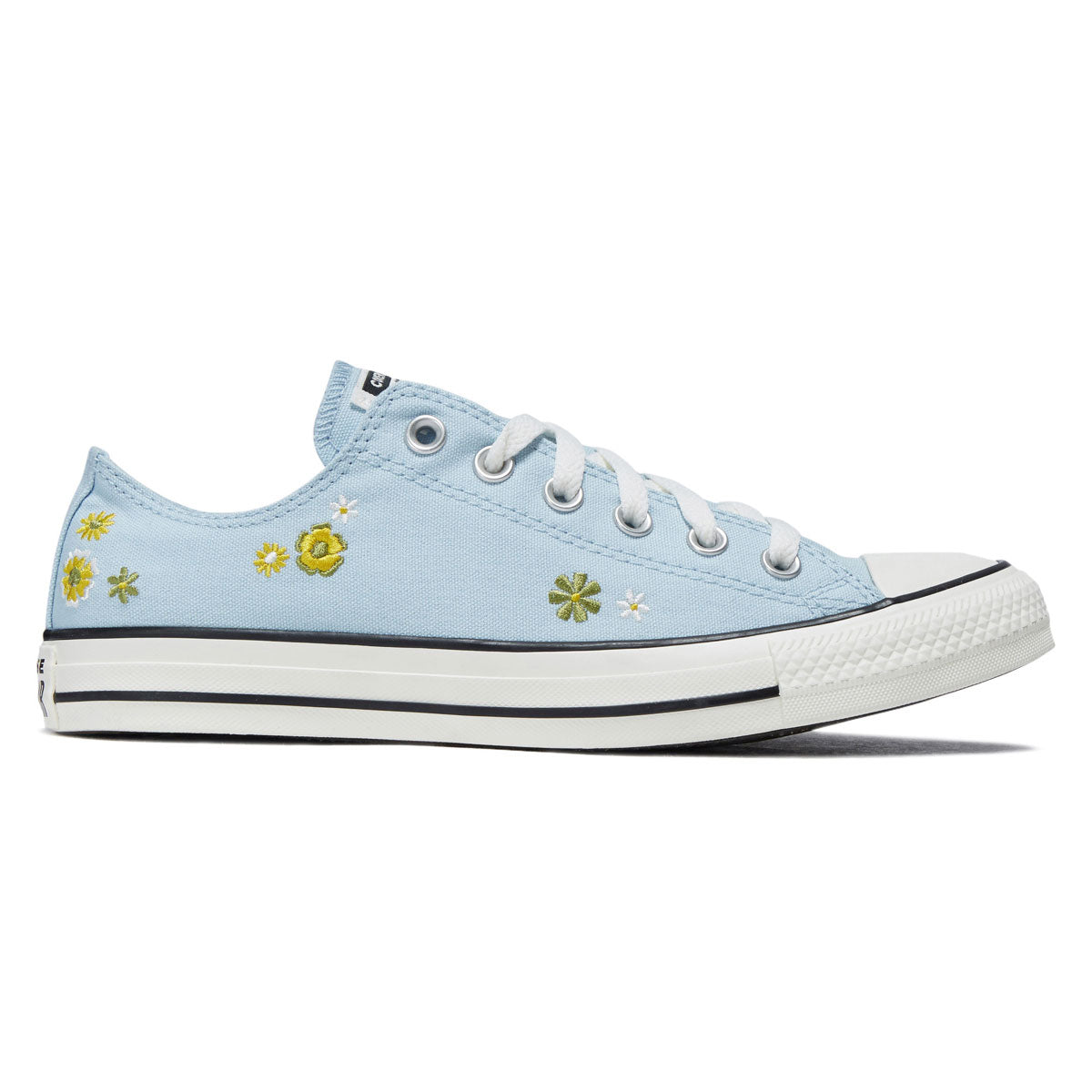 Converse Chuck Taylor All Star Ox Embroidered Florals Shoes - Clear Skies/Bright Outlook image 1