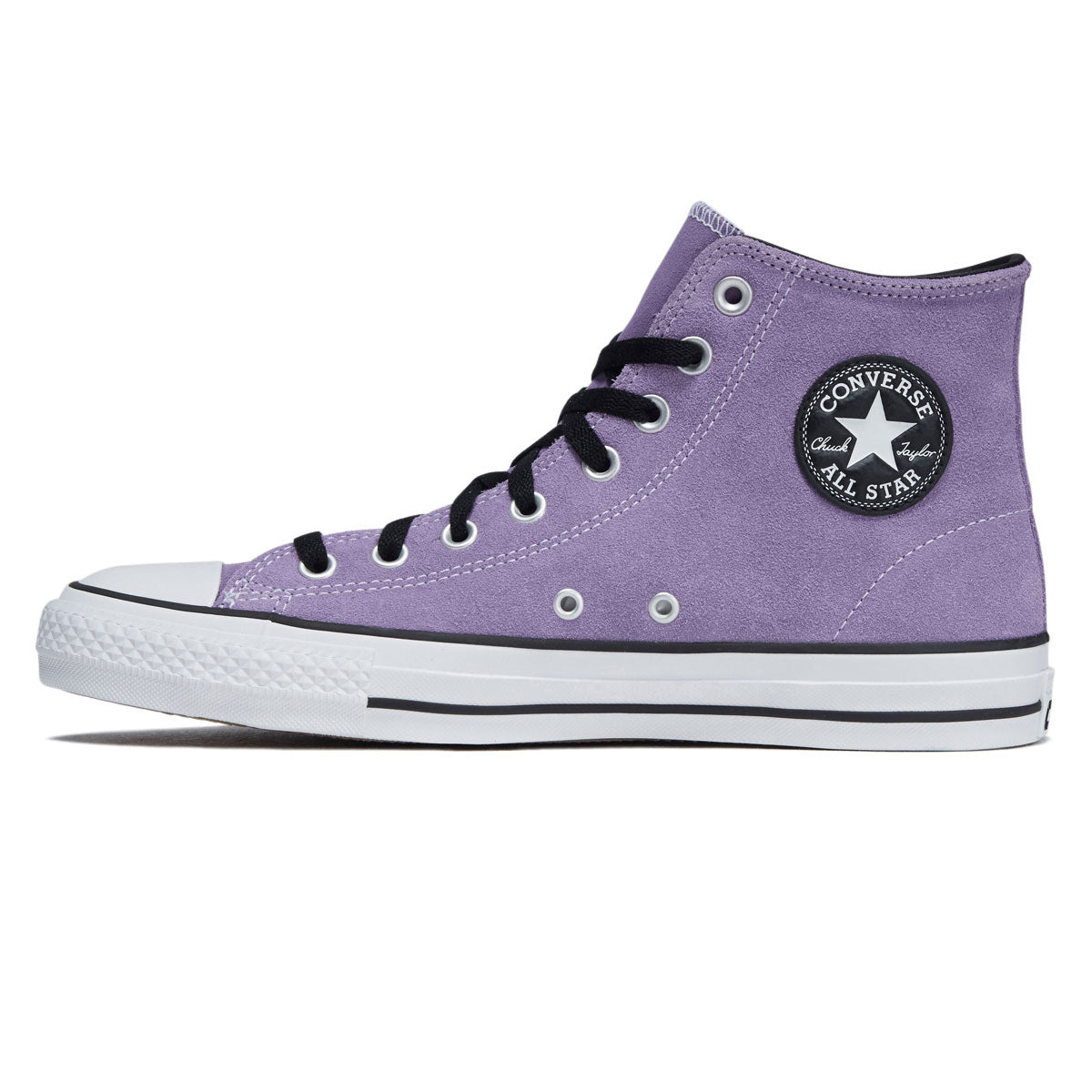 Converse Chuck Taylor All Star Pro Hi Color Pop Shoes - Lilac Soda/Black/White image 2