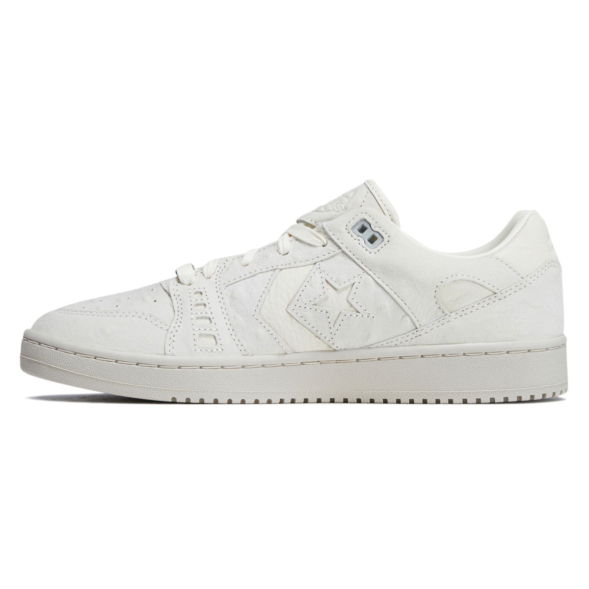 Converse AS-1 Pro Faux Ostrich Leather Shoes - Egret/Classic Ecru/Silver image 2