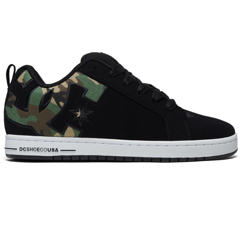 DC Court Graffik Shoes - Black Camouflage