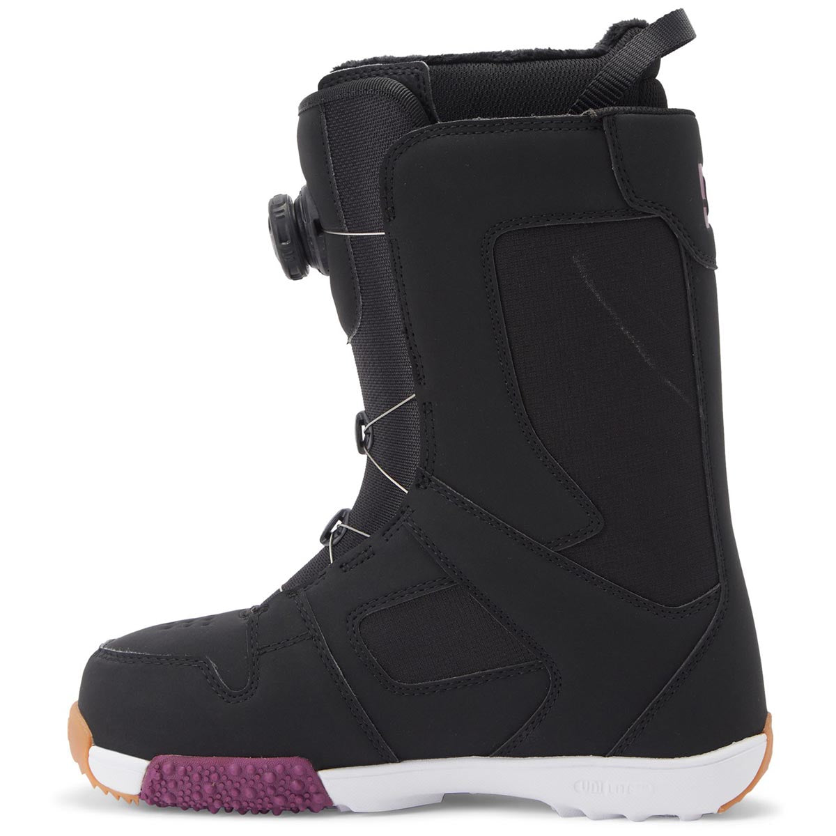 DC Womens Phase Boa Pro 2023 Snowboard Boots - Black/Purple image 2