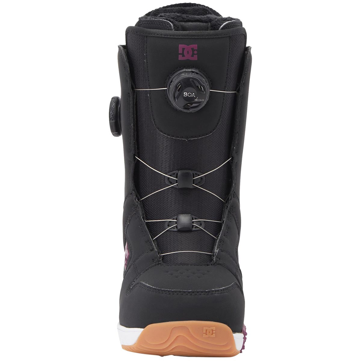 DC Womens Phase Boa Pro 2023 Snowboard Boots - Black/Purple image 4