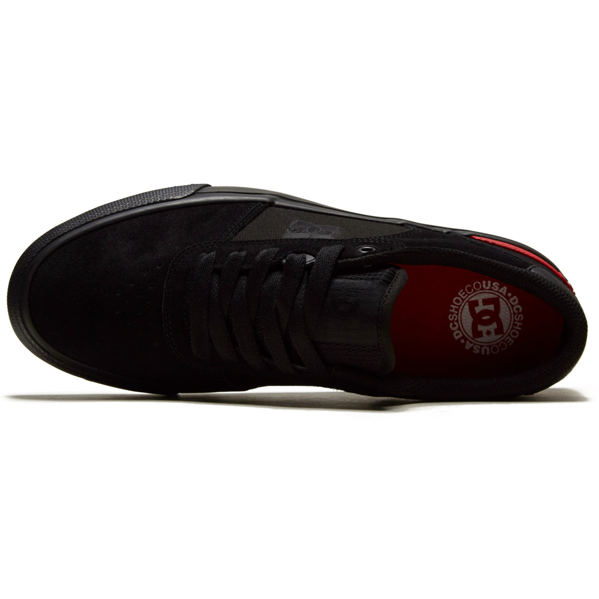 DC Teknic S Shoes - Black/Black/Red image 3