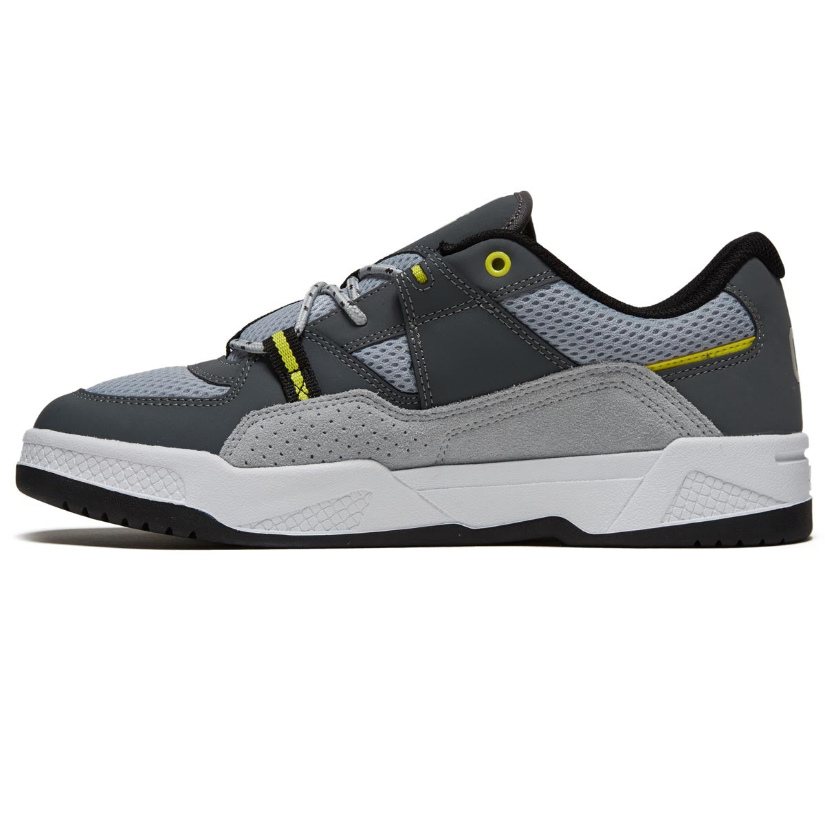 DC Construct Shoes - White/Grey/Yellow image 2