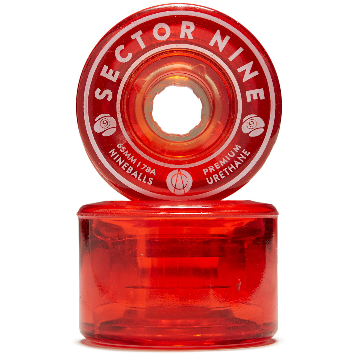 Sector 9 Nineball 78a Longboard Wheels - Red - 65mm image 2