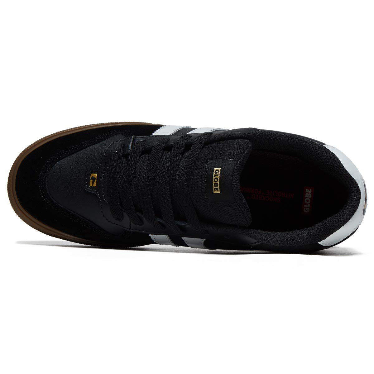 Globe Encore 2 Shoes - Black/White/Tobacco – Daddies Board Shop