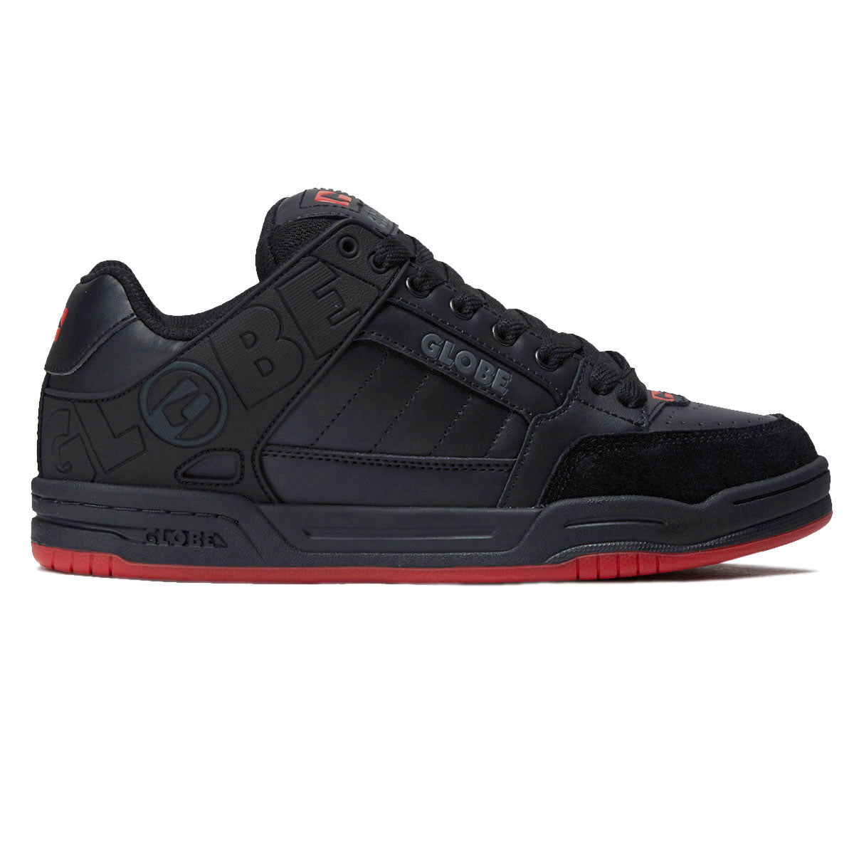 Globe Tilt Shoes - Black/Red/Charcoal image 1