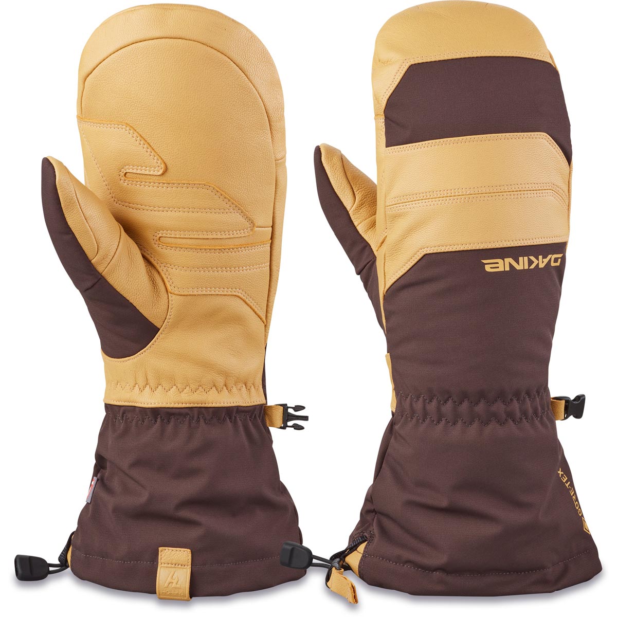 Dakine Excursion Gore-tex Mitt Snowboard Gloves - Tan/ Mole image 3